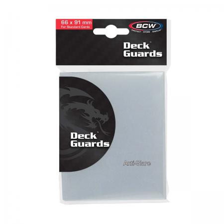 BCW Deck Guards -- Clear -- Anti Glare