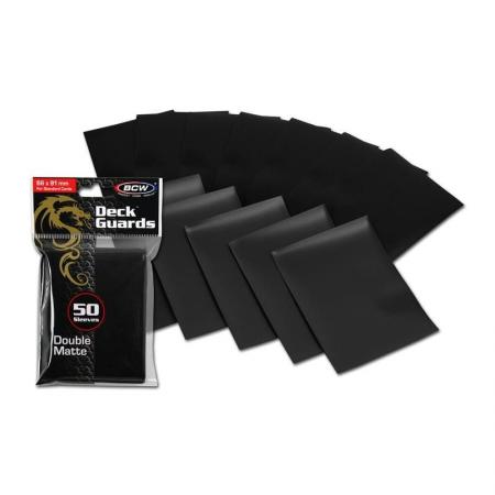 BCW Deck Guards -- Matte -- Black -- Pack of 50