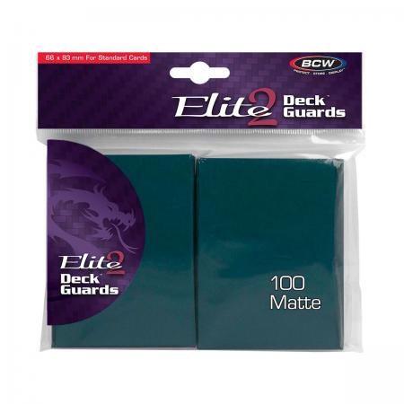 BCW Elite2 Matte Anti-Glare Deck Guards -- Teal