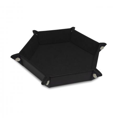 BCW Hexagon Dice Tray -- Black