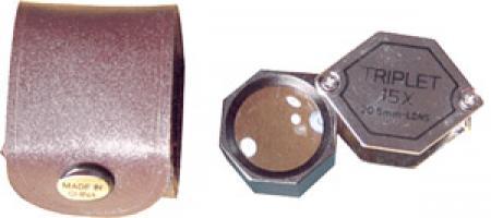 Triplet Hexagonal Loupe 20.5mm 15X