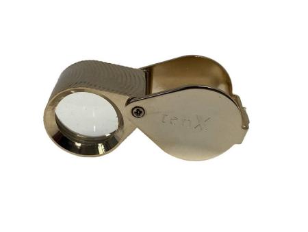 Diamond Cut Triplet Loupe, 21mm,  10X -- Gold