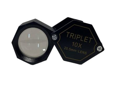 Economy Hexagon Loupe, 10X -- Black