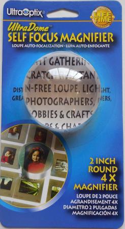 UltraOptix 2-inch UltraDome Self Focus Magnifier, 4X