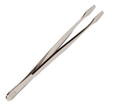 Lighthouse Deluxe Long Stamp Tongs -- Straight Spade Tip