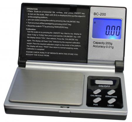 Professional Digital Pocket Scale (200  x .01 g)
