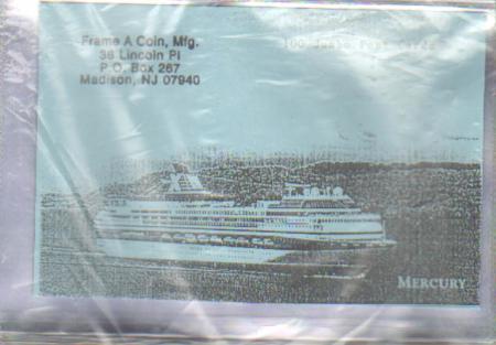 Frame-A-Coin Safety UN Vinyl Sleeves - Post Card