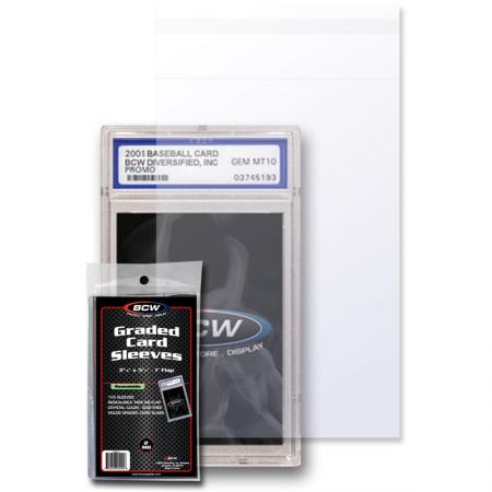 BCW Resealable Bags for Graded Cards/GSAs -- 3 3/4 x 5 1/2