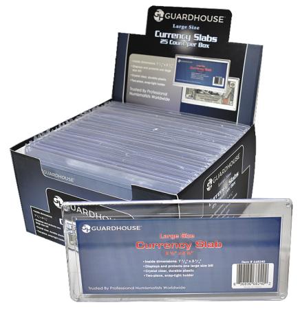 Guardhouse Paper Money Slab -- Large Size