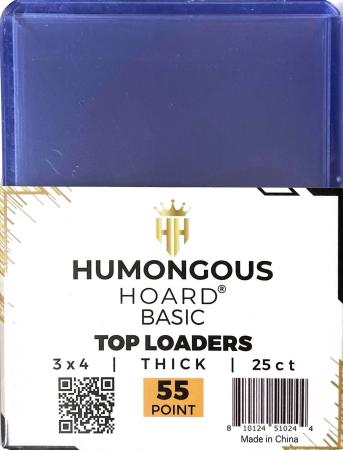 Humongous Hoard Basic 55 Point Thick Top Loaders