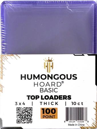 Humongous Hoard Basic 100 Point Thick Top Loaders