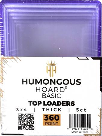 Humongous Hoard Basic 360 Point Thick Top Loaders