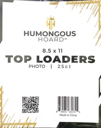 Humongous Hoard Photo Top Loader -- 8.5 x 11