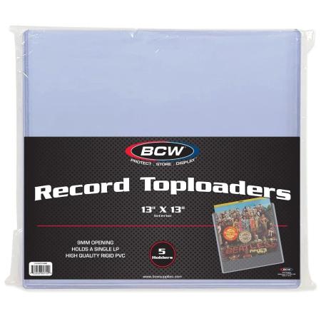 BCW 12-Inch Record Topload Holder -- 9mm