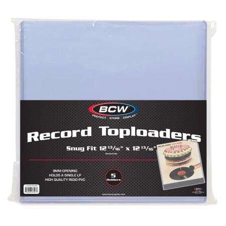 BCW 12-Inch Record Topload Holder Snug Fit -- 9mm