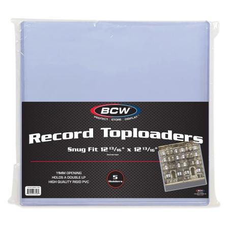 BCW 12-Inch Record Topload Holder Snug Fit -- 11mm