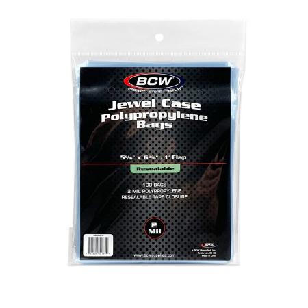 BCW Resealable Jewel Case Bag