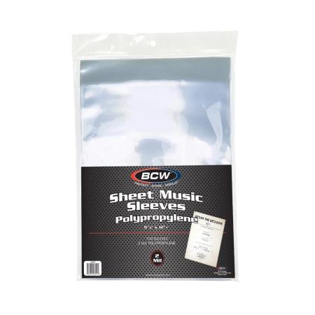 BCW Sheet Music Sleeves