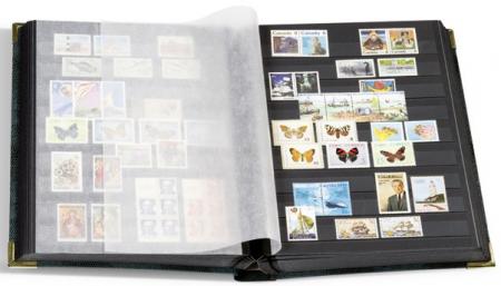 Lighthouse Comfort Deluxe Stockbook -- 9 x 12 -- 64 Black Pages