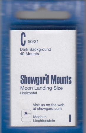 Showgard Stamp Mounts: C (50/31)