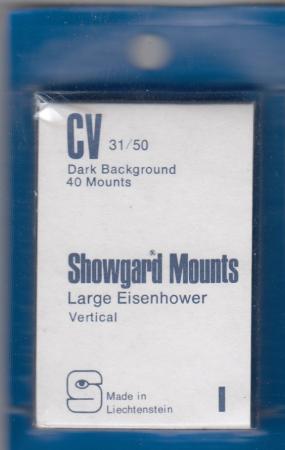 Showgard Stamp Mounts: CV (31/50)