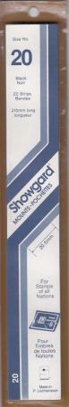 Showgard Stamp Mount Strips: 20mm