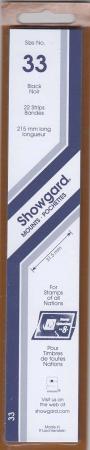 Showgard Stamp Mount Strips: 33mm