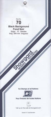 Showgard Stamp Mount Strips: 70mm