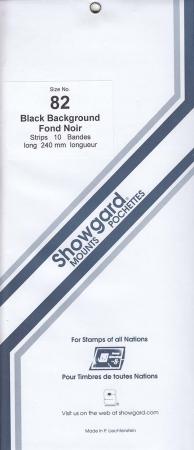 Showgard Stamp Mount Strips: 82mm