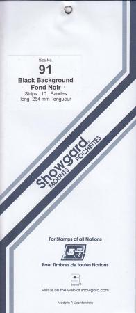 Showgard Stamp Mount Strips: 91mm