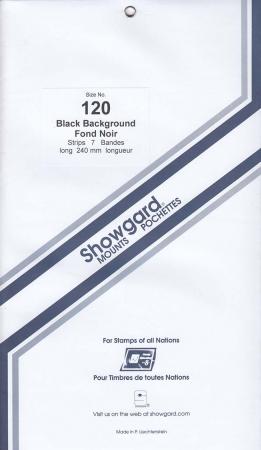 Showgard Stamp Mount Strips: 120mm