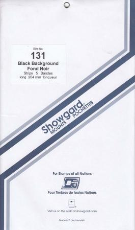 Showgard Stamp Mount Strips: 131mm
