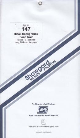 Showgard Stamp Mount Strips: 147mm