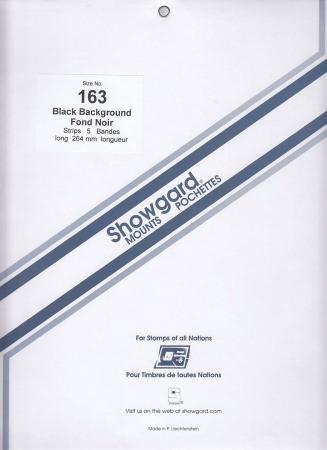 Showgard Stamp Mount Strips: 163mm