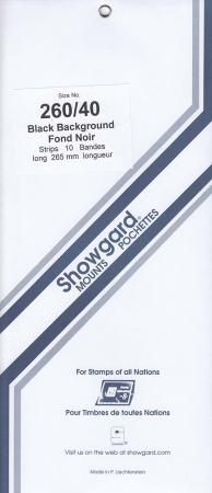 Showgard Stamp Mounts: 260/40 (US Postal People Full Strip)