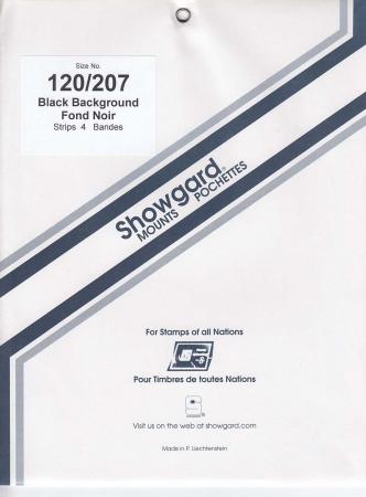 Showgard Stamp Mounts: 120/207 (Ameripex Presidential Series)