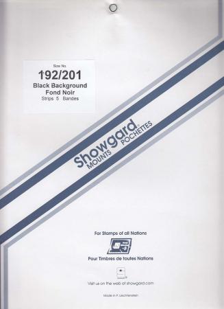 Showgard Stamp Mounts: 192/201 (US Classics Mini Sheets)