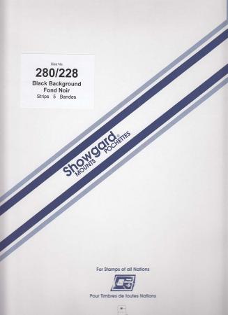 Showgard Stamp Mounts: 280/228 (Wonders of America)