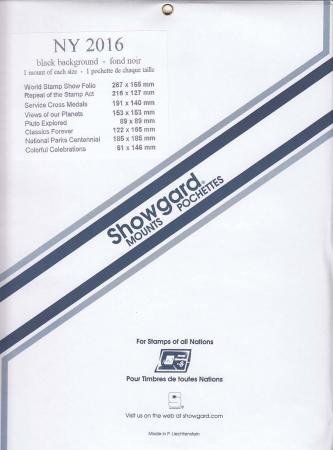Showgard Stamp Mounts Set: 2016 New York Show Issues