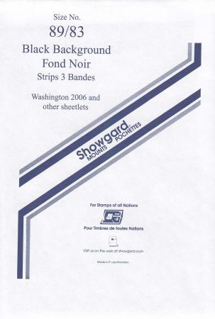 Showgard Stamp Mounts: 89/83 (DC 2006 SS, etc)