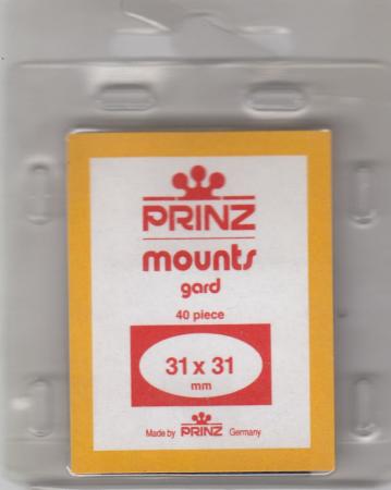 Prinz/Scott Stamp Mounts: 31x31