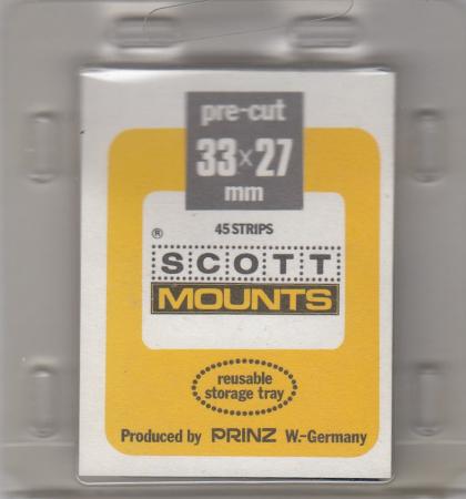 Prinz/Scott Stamp Mounts: 33x27