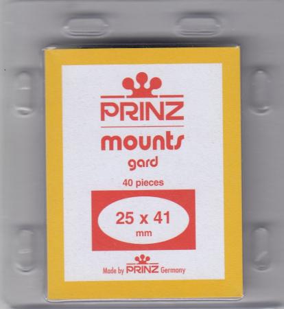 Prinz/Scott Stamp Mounts: 25x41