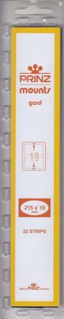Prinz/Scott Stamp Mount Strips: 215mm x 19mm