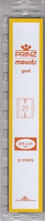 Prinz/Scott Stamp Mount Strips: 215mm x 21mm