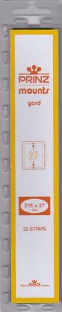 Prinz/Scott Stamp Mount Strips: 215mm x 27mm