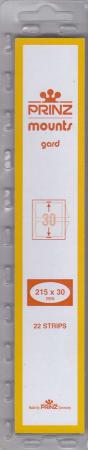 Prinz/Scott Stamp Mount Strips: 215mm x 30mm