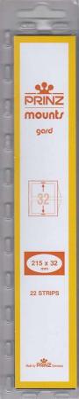 Prinz/Scott Stamp Mount Strips: 215mm x 32mm