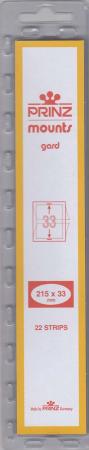 Prinz/Scott Stamp Mount Strips: 215mm x 33mm