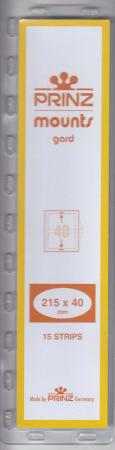 Prinz/Scott Stamp Mount Strips: 215mm x 40mm